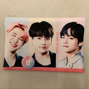BTS k-pop goods pouch bag New